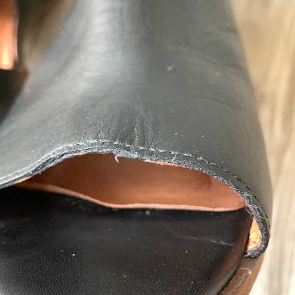 MADEWELL Pierce Peep Toe Shoe Bootie Black Size 8.5 - Picture 13 of 13